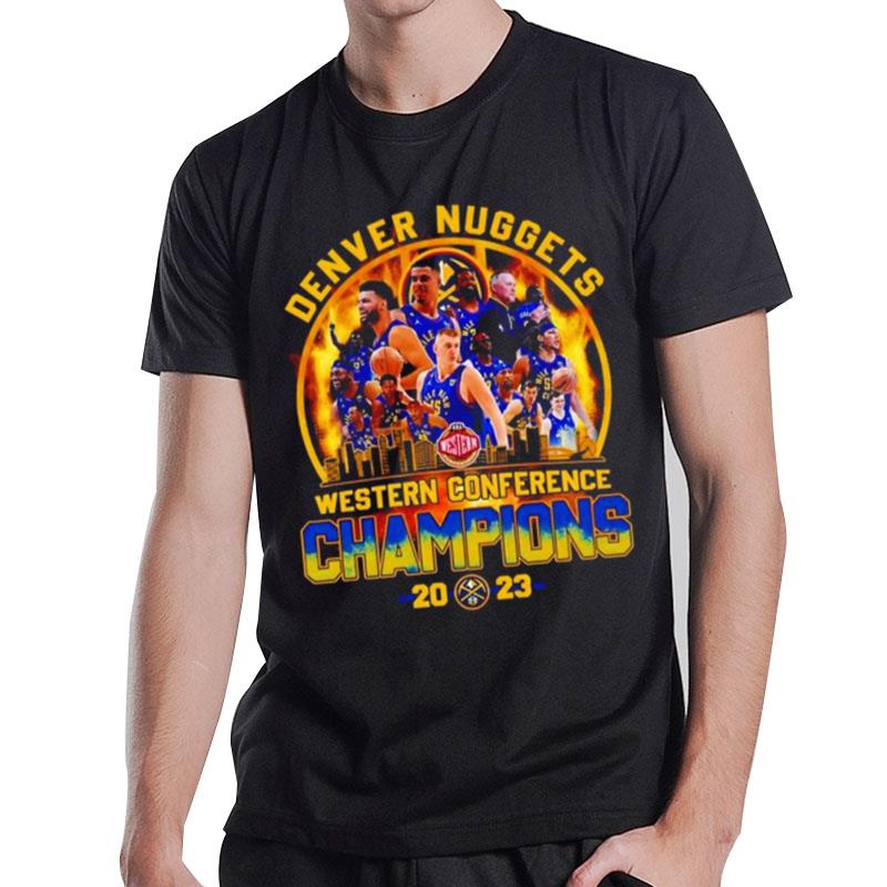 Dever Nuggets Western Coference Champions 2023 T-Shirt