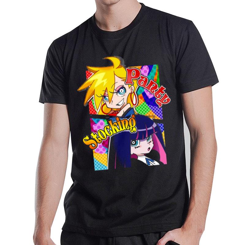 Devilish Angels Panty And Stocking Anime Ar T-Shirt