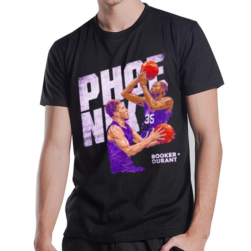 Devin Booker And Kevin Durant Phoenix Suns Duo T-Shirt