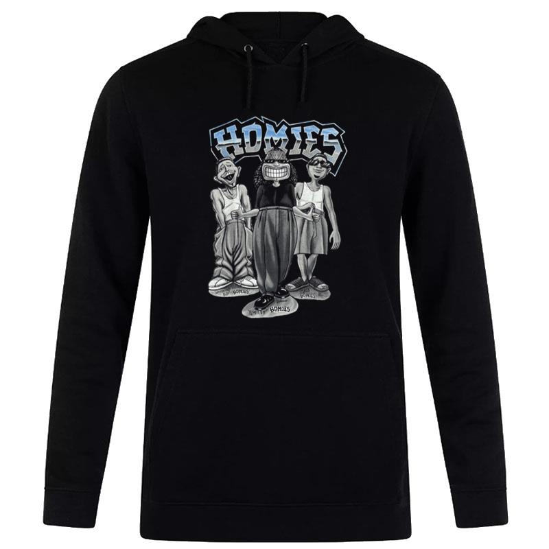 Dga Homies Smiley Trio Graphic Hoodie