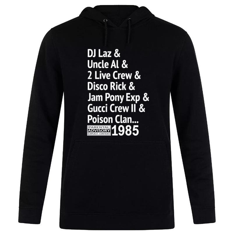 Di Laz Uncle Al 2 Live Crew Disco Rick Jam Pony Exp Gucci Crew Ii Poison Clan' Hoodie