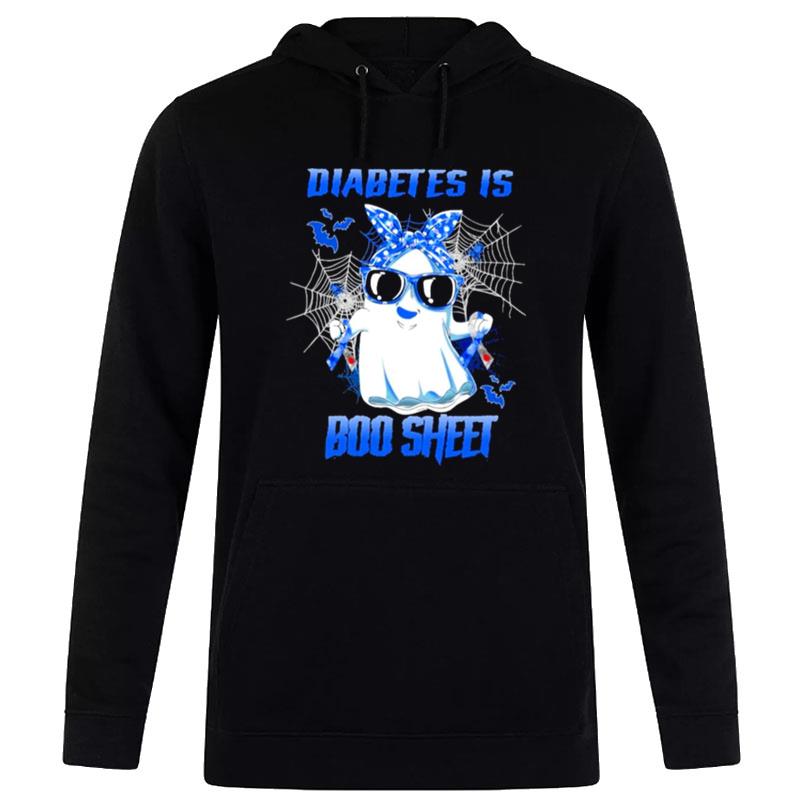 Diabetes Is Boo Sheet Happy Halloween' Hoodie