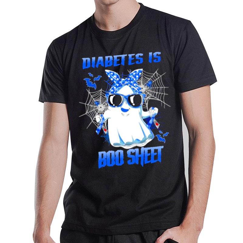 Diabetes Is Boo Sheet Happy Halloween' T-Shirt