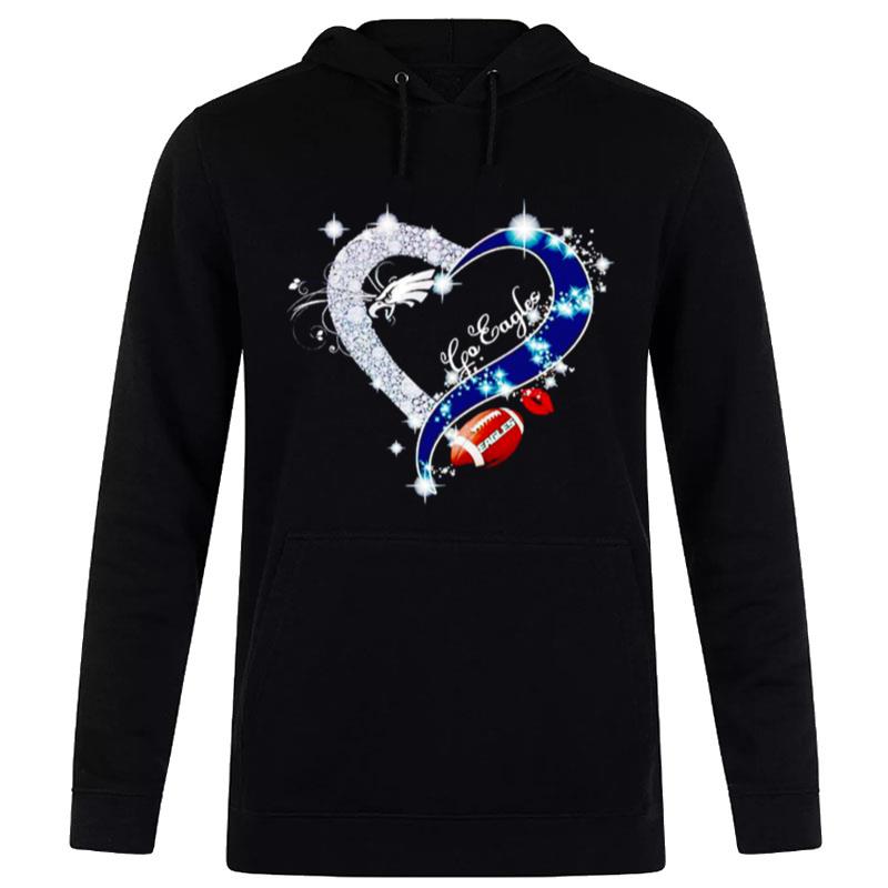 DI'mond Heart Go Eagles Hoodie