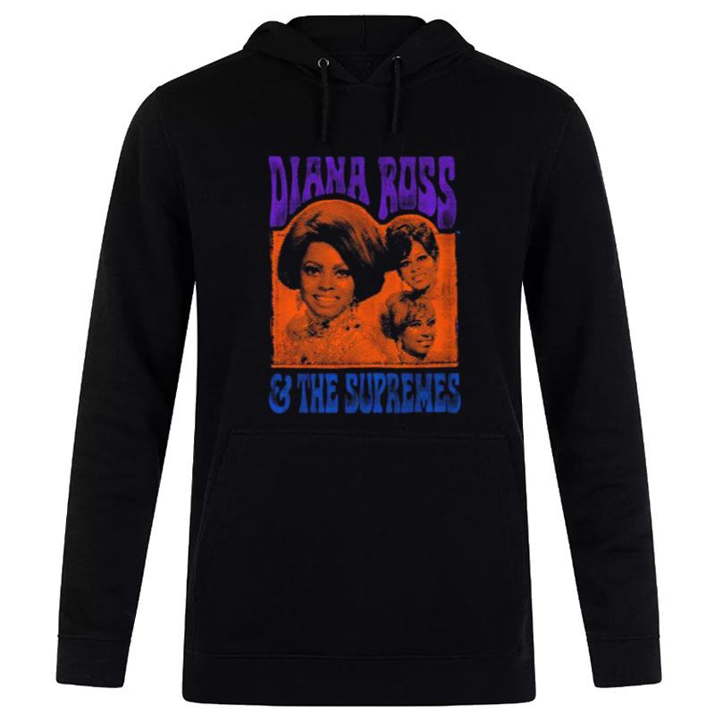 Diana Ross And The Supremes Halftone Heads Hoodie