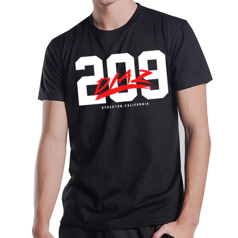 Diaz Brothers Stockton California 209 T-Shirt