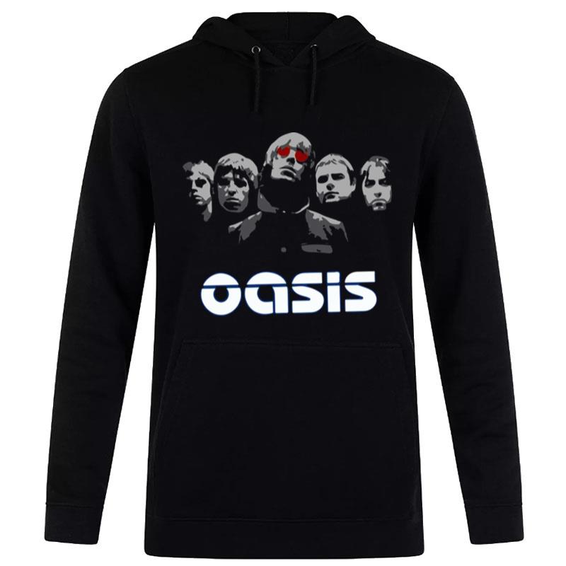 Digital Design Oasis Band Hoodie