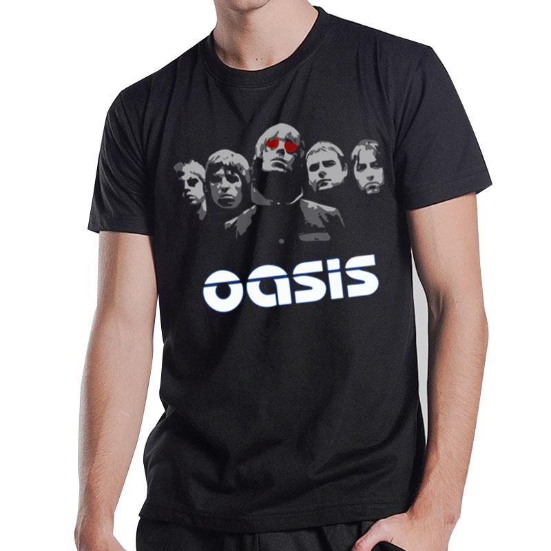 Digital Design Oasis Band T-Shirt