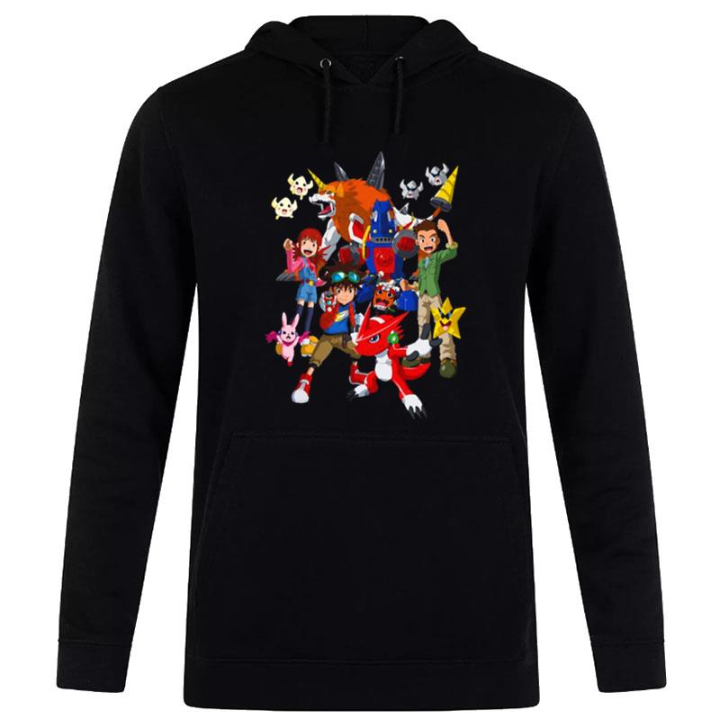 Digital Mon'ters Tees Fan Art Awesome Gift For Lovers Digimon' Hoodie