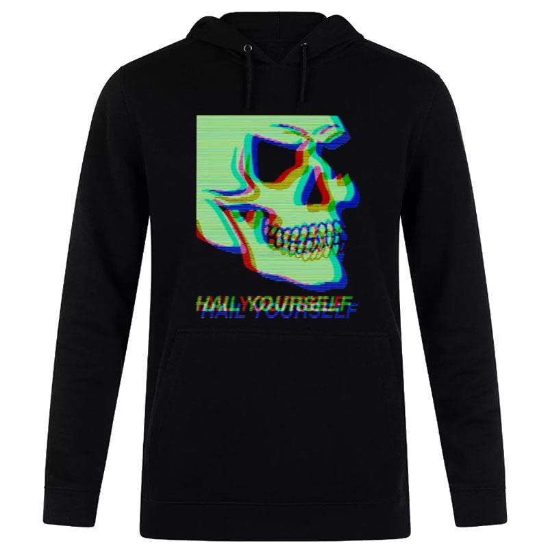 Digital Skull Hail Yourself Hoodie