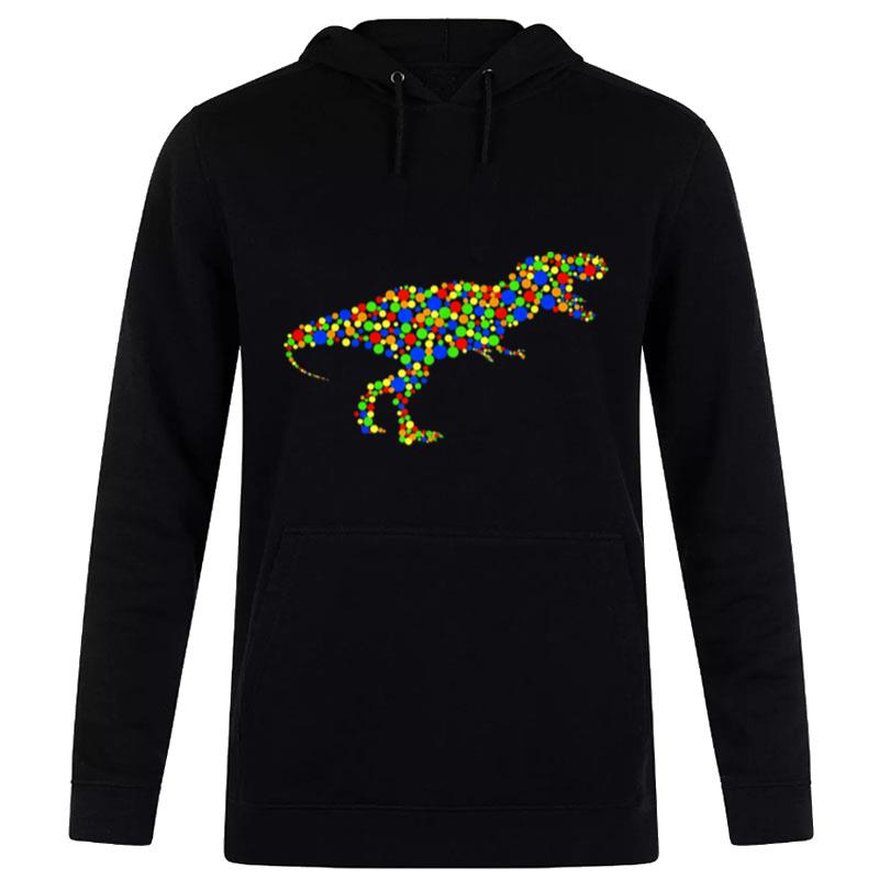 Dinosaur Dot Day Polka Dot Intern'tional Dot Day 2022 Hoodie