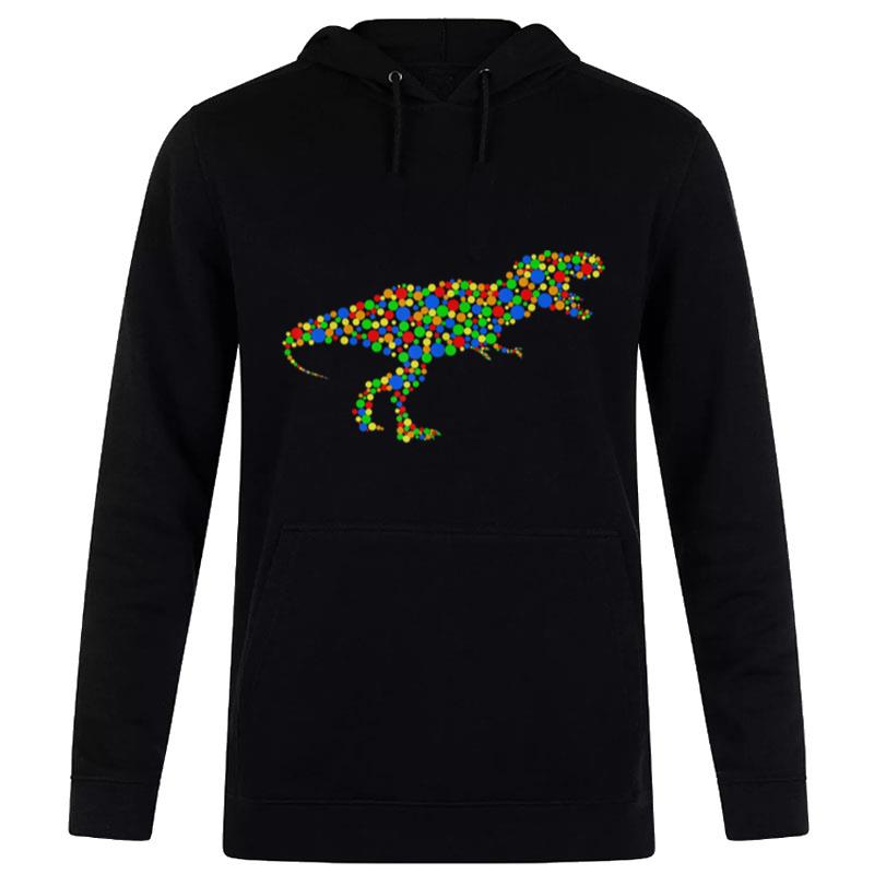 Dinosaur Dot Day Polka Dot Intern'tional Dot Day Hoodie