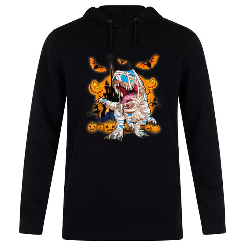 Dinosaur Mummy Scary Pumpkin & Moon Halloween' Hoodie