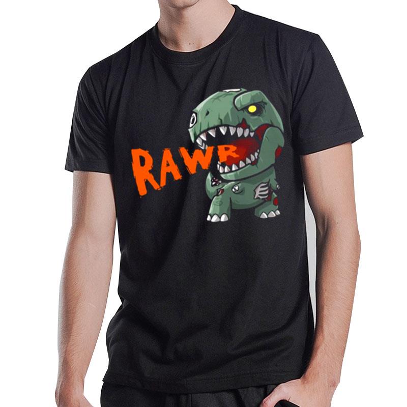 Dinosaur T Rex Rawr Mummy Pumpkin Halloween' T-Shirt