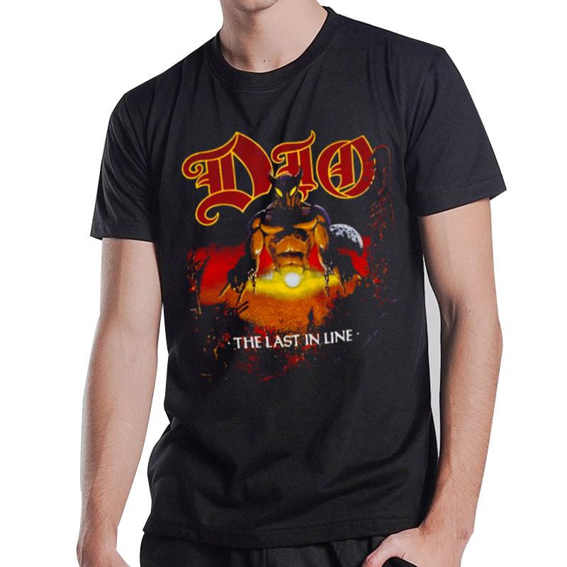 Dio Last In Line Tour Heavy Metal Rock Band Concer T-Shirt