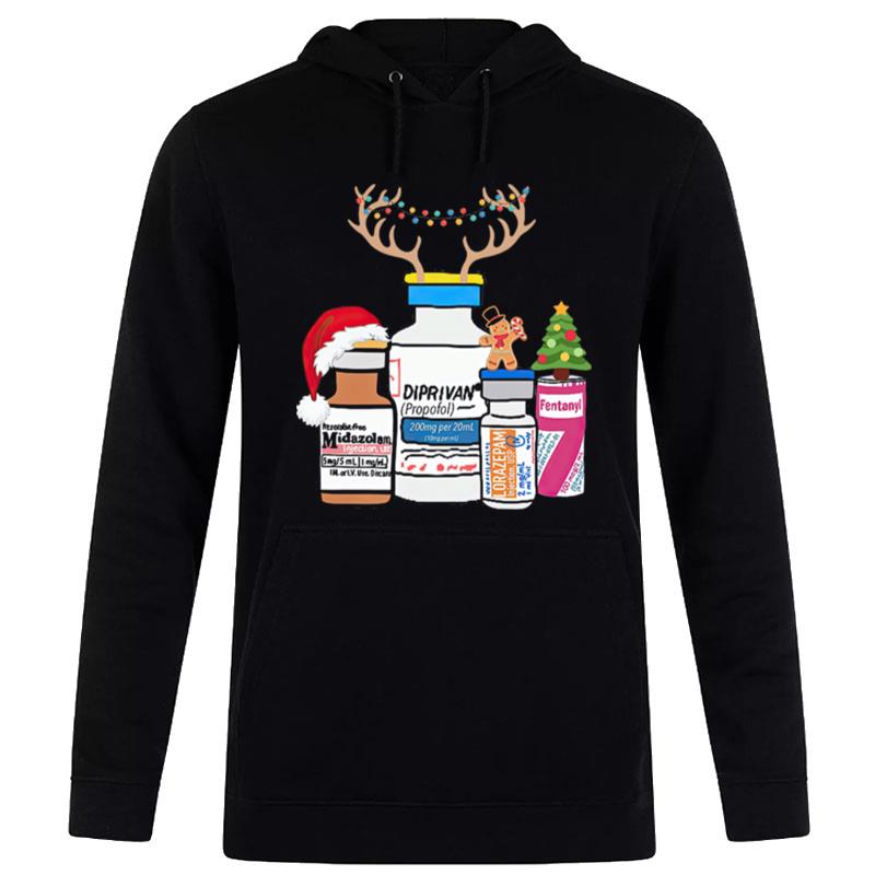 Diprivan Fentanyl Midazolam Merry Christmas Hoodie