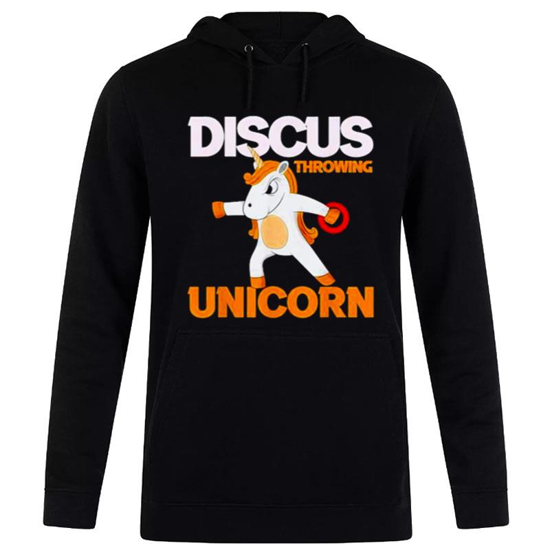 Discus Throwing Unicorn'thrower Track And Field Hoodie