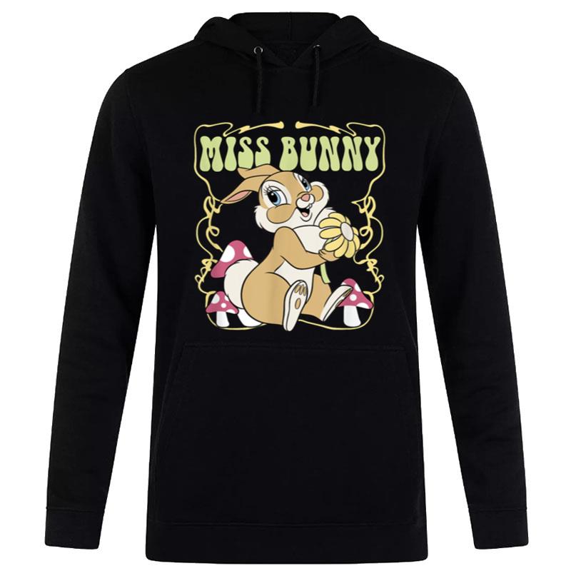 Disney BambI'miss Bunny Floral Mushrooms Front And Back Hoodie