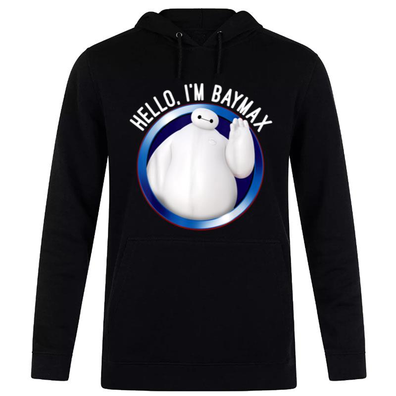 Disney Big Hero 6 Baymax Wave Hello Circle Graphic Hoodie