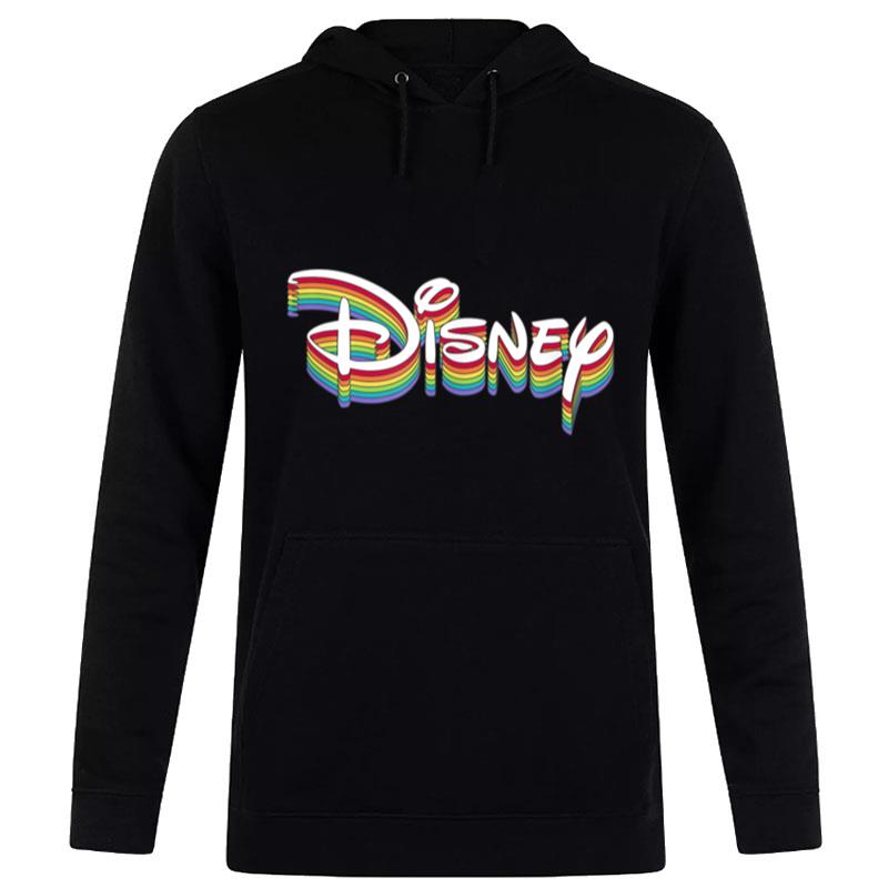 Disney Color Stack Rainbow Pride Logo Hoodie