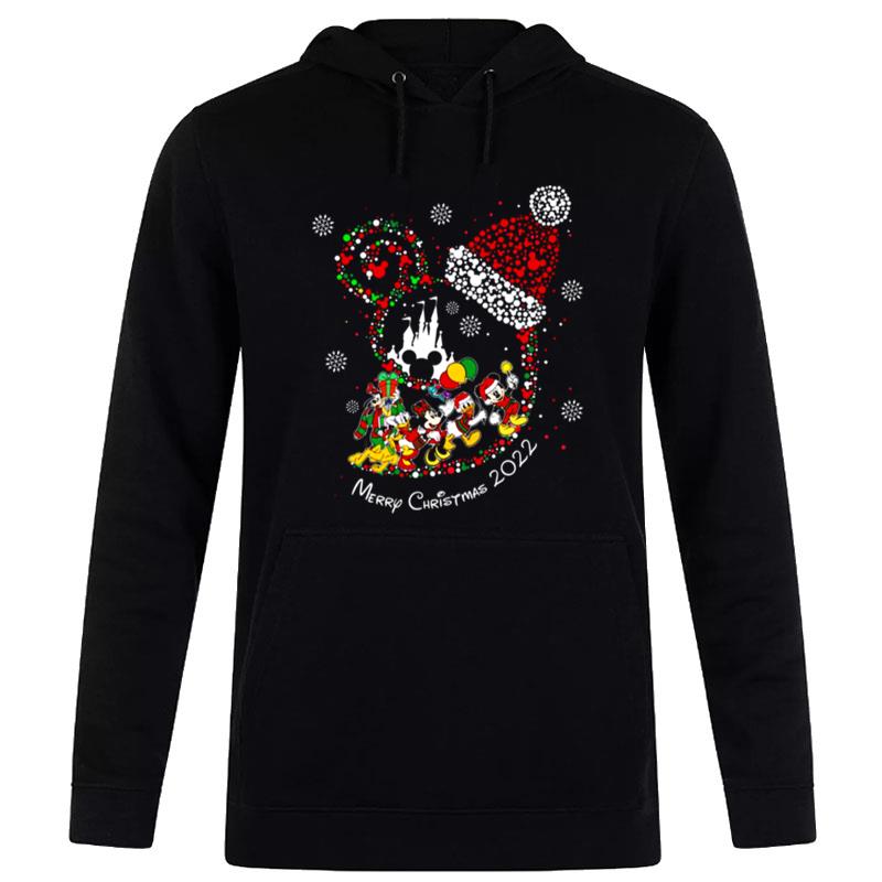 Disney Design Lovely Santa Hat Christmas Of Mickey Donald Duck Hoodie