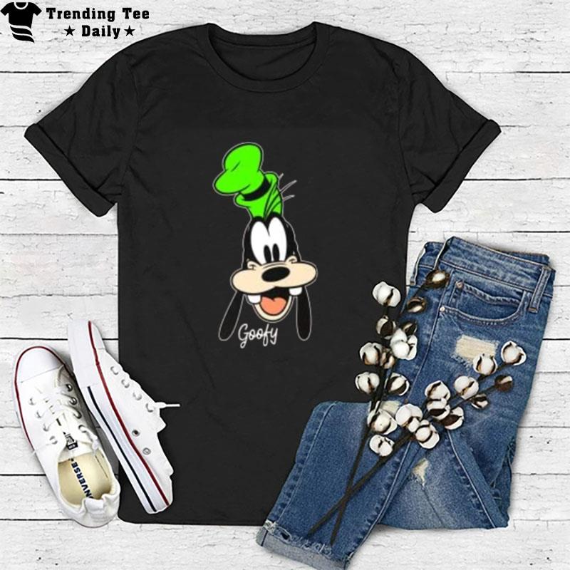 Disney Goofy Big Face Goofy Portrai T-Shirt