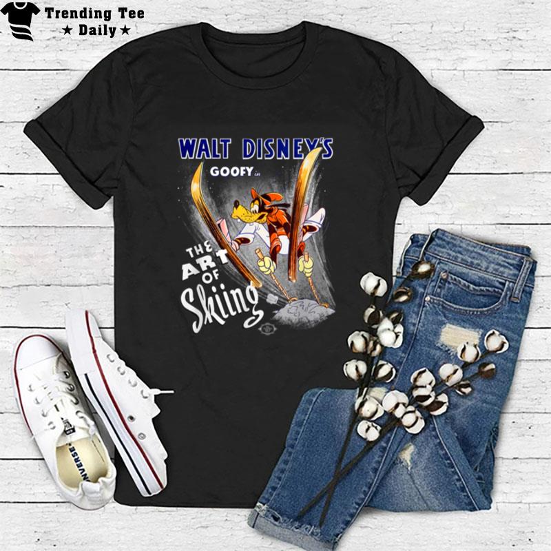 Disney Goofy In'the Art Of Skiing Classic T-Shirt