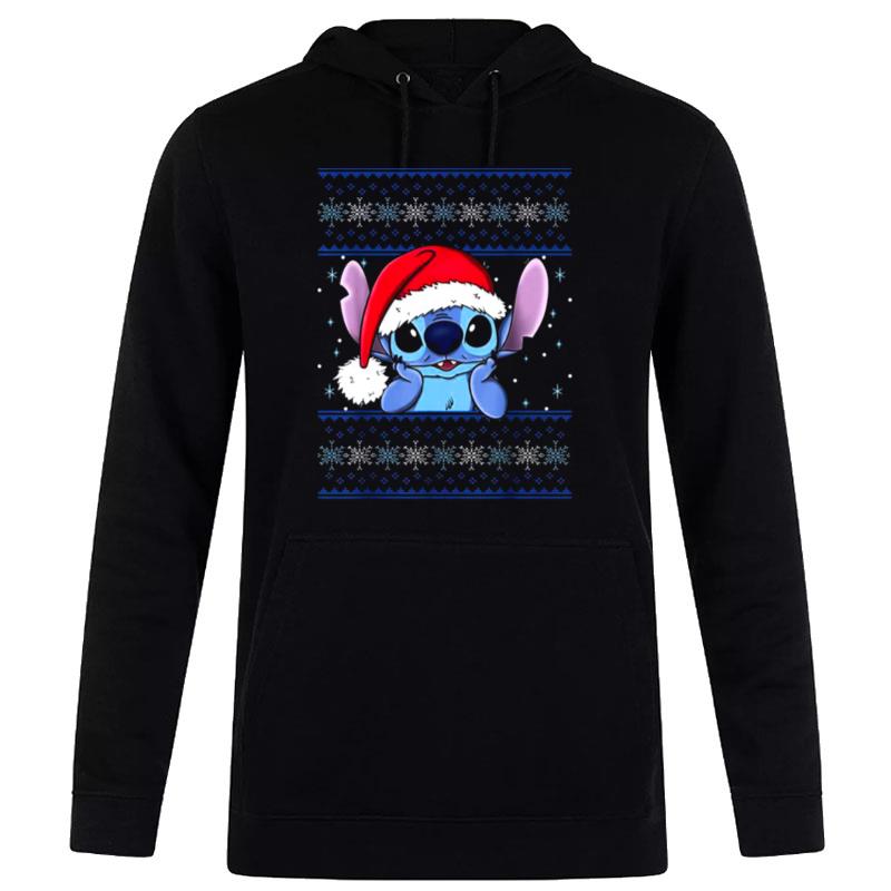 Disney Lilo Stitch Christmas Stitch Ugly Christmas Hoodie