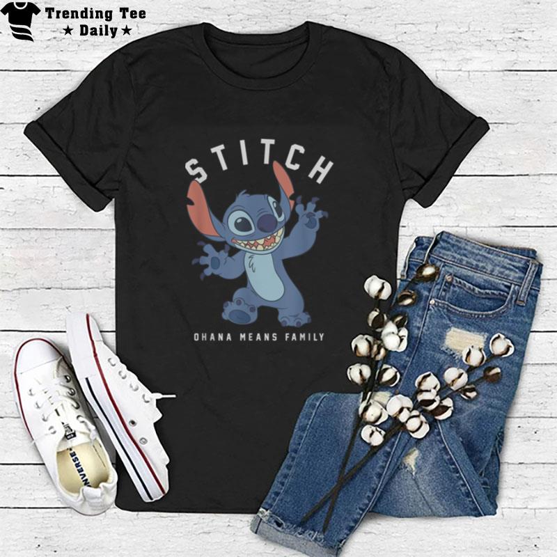 Disney Lilo & Stitch Claws Out Ohana Means Family T-Shirt