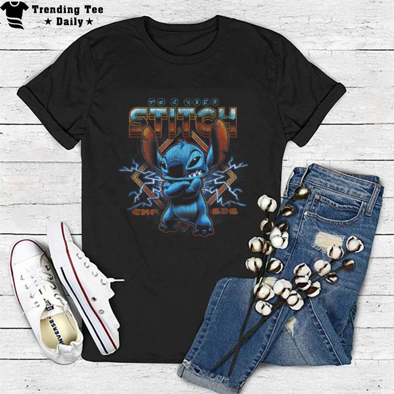 Disney Lilo & Stitch Folded Arms Rock Poster T-Shirt