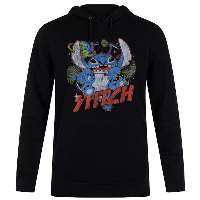 Disney Lilo & Stitch Plan'tary March Rock Band Poster Hoodie