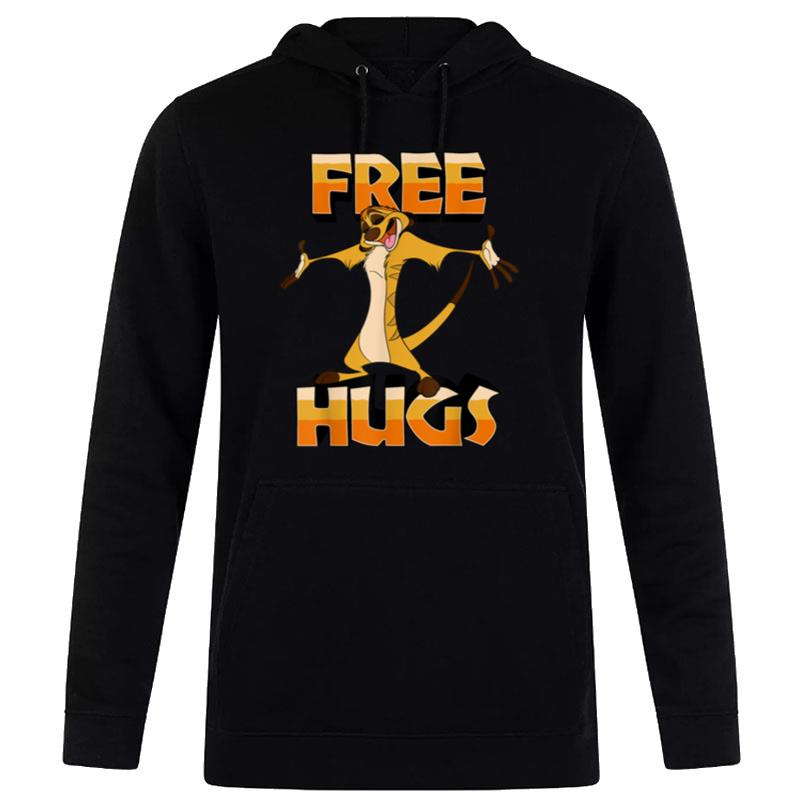 Disney Lion King Timon Free Hugs Graphic Hoodie