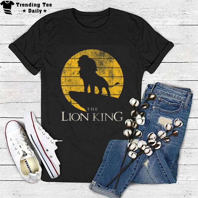 Disney Lion King Vintage Simba Pride Rock Graphic T-Shirt