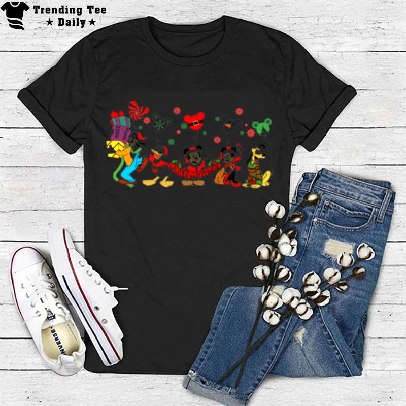 Disney Mickey And Friends Balloon Christmas T-Shirt