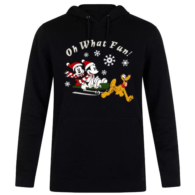 Disney Mickey And Friends Christmas Oh What Fun Hoodie