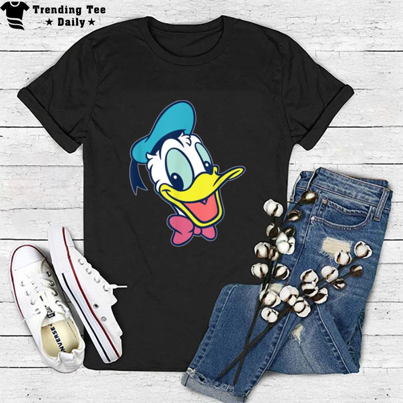 Disney Mickey And Friends Donald Duck Face T-Shirt