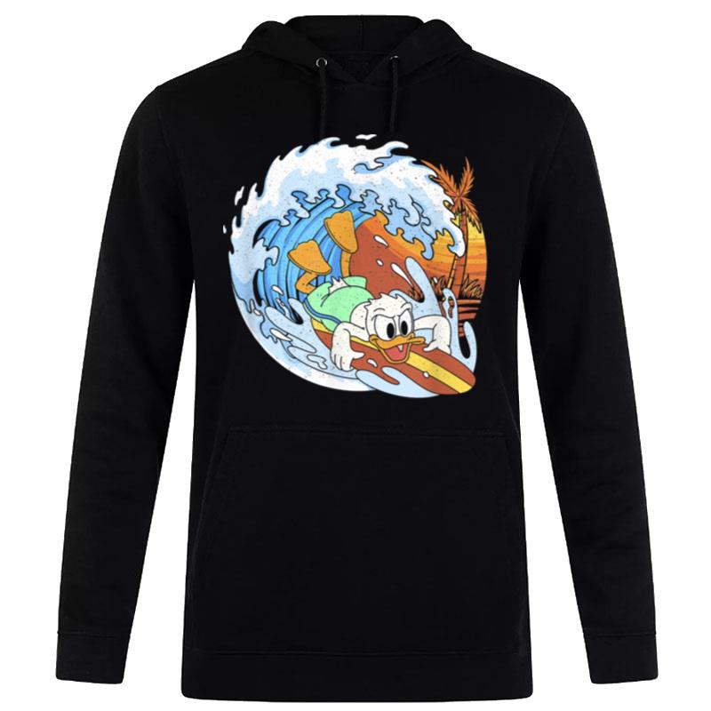 Disney Mickey And Friends Donald Duck Surfing Hoodie