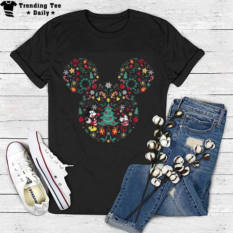 Disney Mickey And Minnie Christmas Mashup T-Shirt