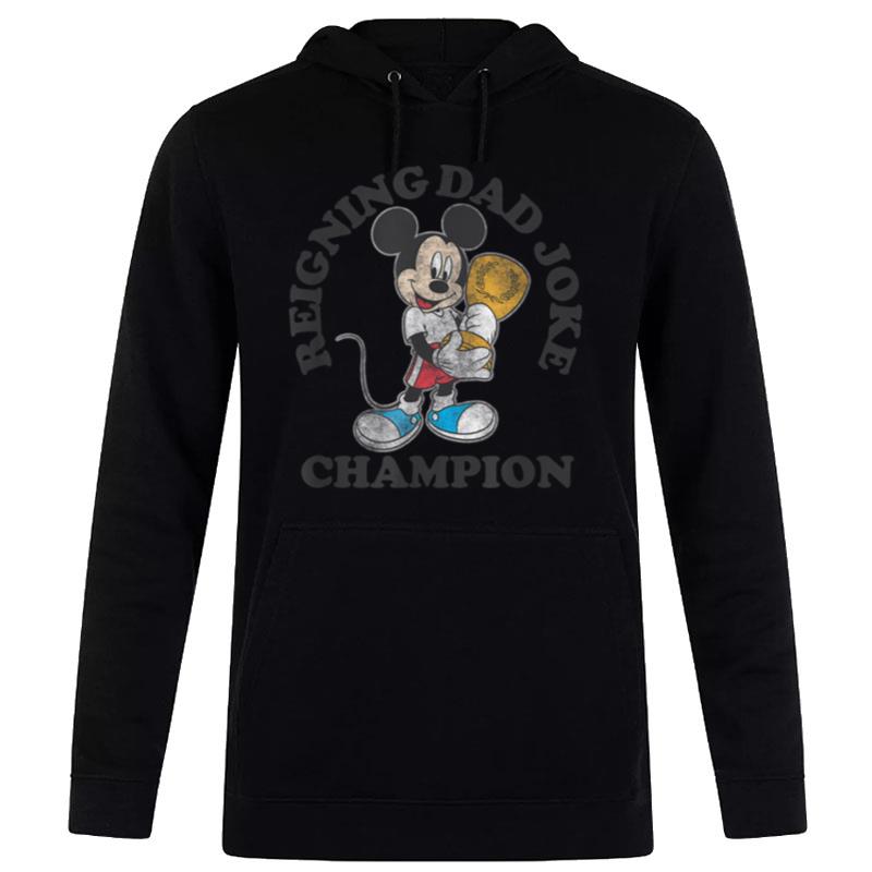 Disney Mickey Classic Father's Day Mickey Dad Joke Champion Hoodie