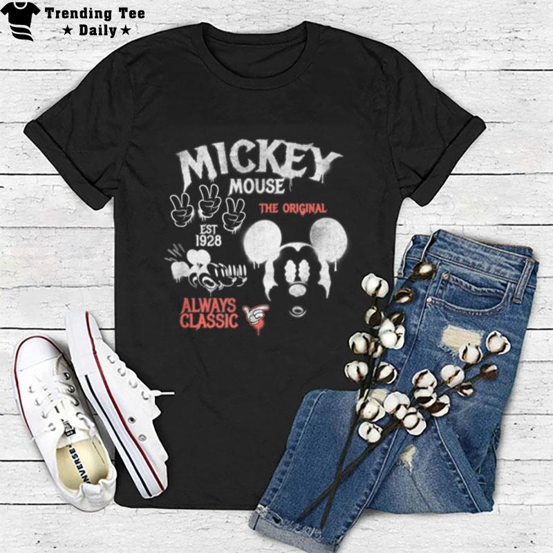 Disney Mickey Classic Mickey Spray Can Poster T-Shirt