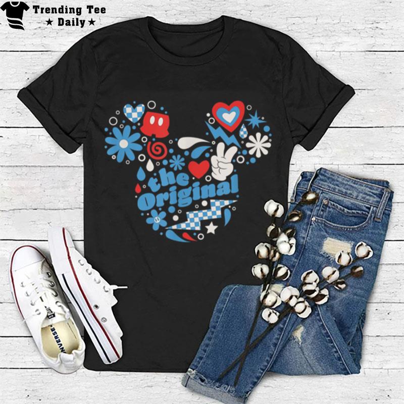 Disney Mickey Classic The Original American Mouse Collage T-Shirt