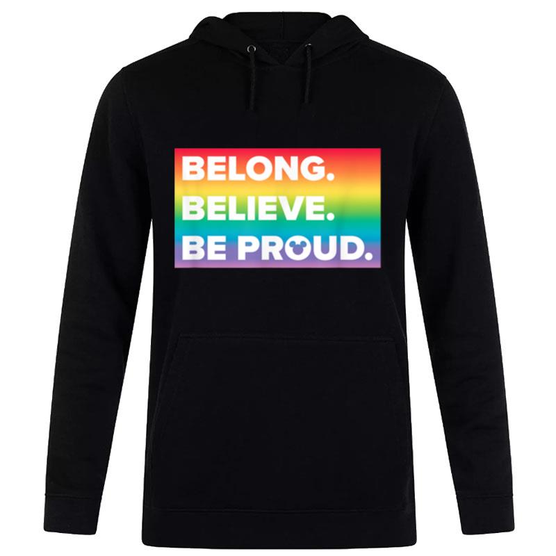 Disney Mickey & Friends Belong BelI've Be Proud Rainbow Hoodie