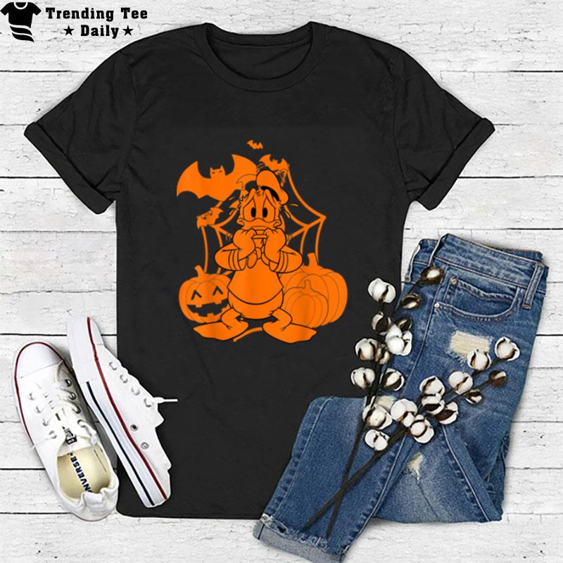 Disney Mickey & Friends Halloween Donald Duck Pumpkins T-Shirt