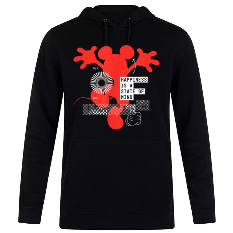 Disney Mickey Mouse Happiness Is A State Of Mind Hoodie