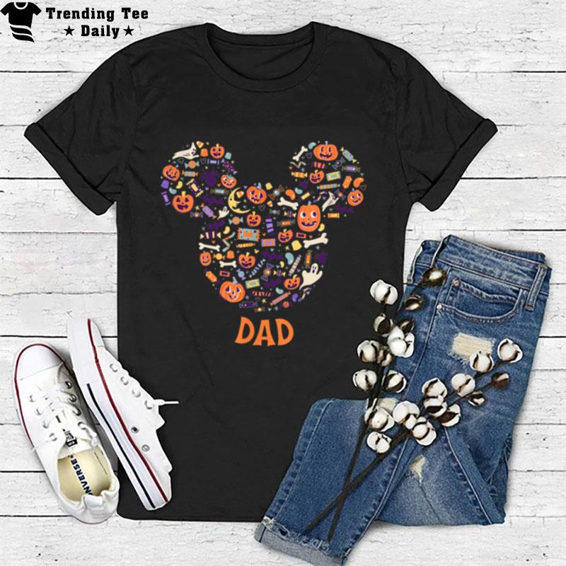 Disney Mickey Mouse Icon Halloween Dad T-Shirt