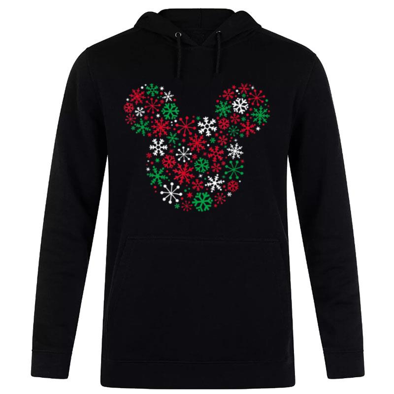 Disney Mickey Mouse Icon Holiday Snowflakes Hoodie