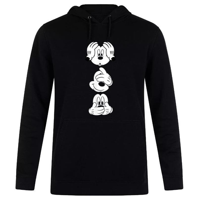 Disney Mickey Mouses Three Faces Hoodie