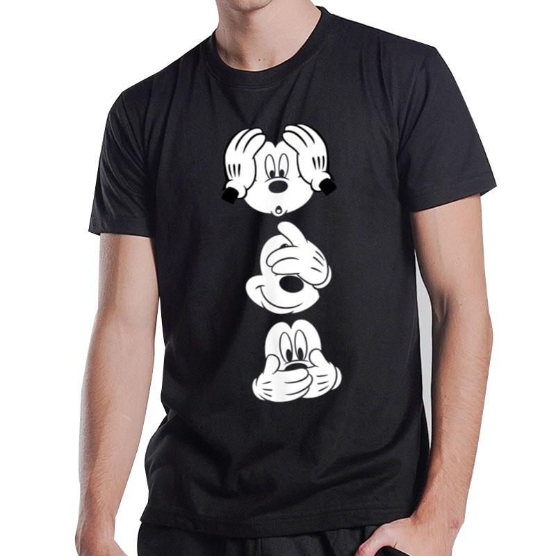 Disney Mickey Mouses Three Faces T-Shirt