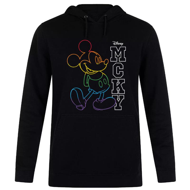 Disney Mickey Rainbow Outline Hoodie