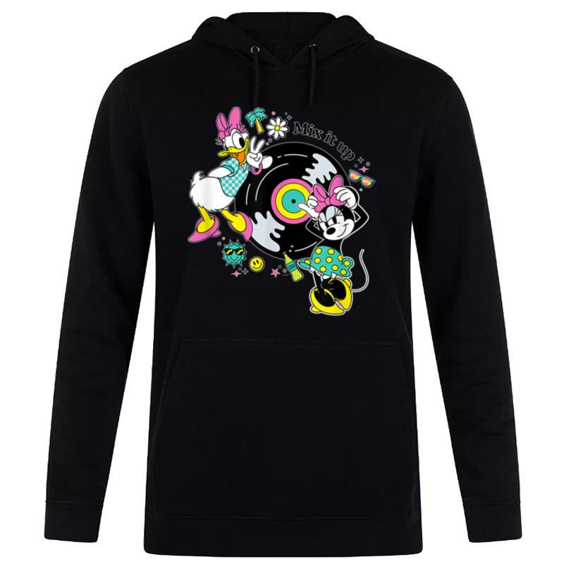 Disney Minnie And Daisy Mix It Up Retro Hoodie